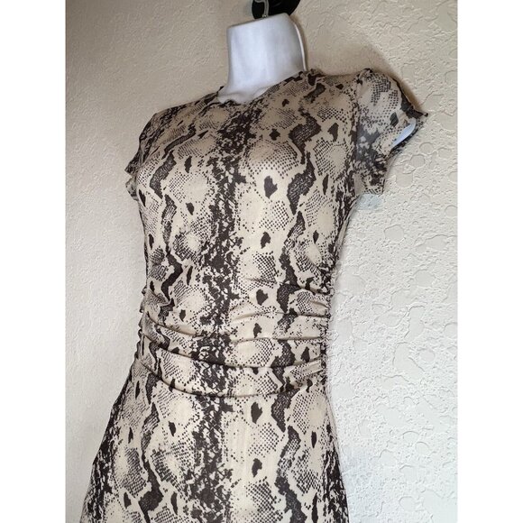 Stockholm Atelier & Other Stories  Snake print sheer mesh dress sz US 2 - Picture 5 of 12